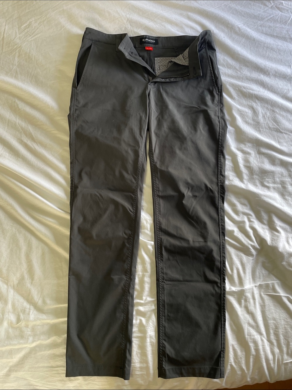 Bluffworks Men’s Charcoal Chinos